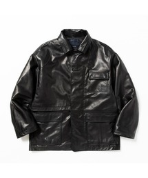 meanswhile（ミーンズワイル）の「Double Collar Leather JKT（Tシャツ/カットソー）」