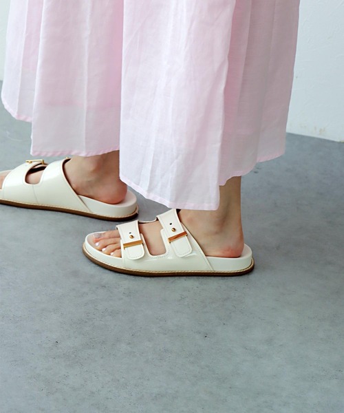 COLE HAAN(コールハーン)の「MARISOL Footbed Sandals【COLE HAAN/コールハーン】(サンダル・レディース・ブラック/ホワイト・23.5cm/24.0cm/24.5cm)」の7枚目の写真