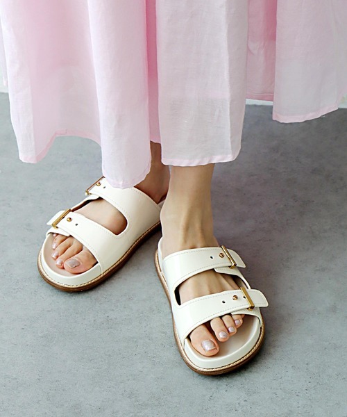 COLE HAAN(コールハーン)の「MARISOL Footbed Sandals【COLE HAAN/コールハーン】(サンダル・レディース・ブラック/ホワイト・23.5cm/24.0cm/24.5cm)」の6枚目の写真