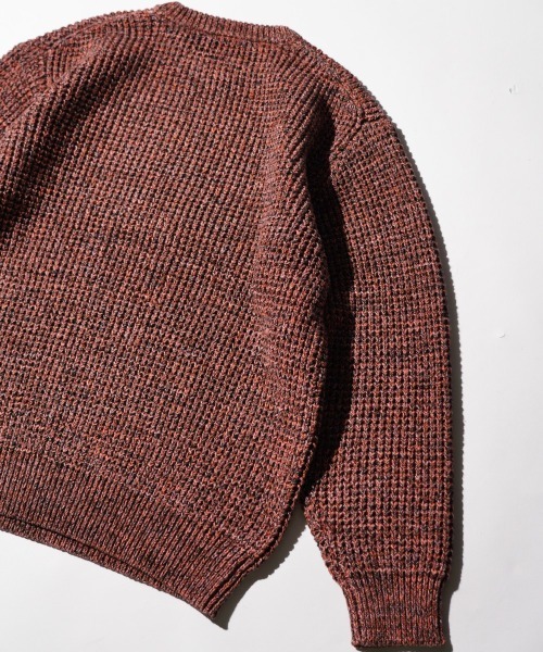 SUNNY SPORTS / サニースポーツ WAFFLE MIX CREW SWEATER ワッフル