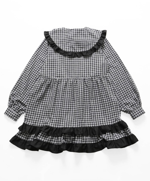 Whinny(ホワイニー)の「Whinny/《2個セット★》ごきげんMAXわんぴっぴ(ワンピース・レディース・サックスブルー/ブラック/ホワイト・FREE)」の4枚目の写真