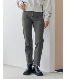 Ungrid | ヘムデザインストレッチデニム(デニムパンツ)