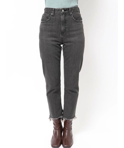 Ungrid（アングリッド）の「ヘムデザインストレッチデニム（デニムパンツ・レディース・ブルー/ブラック・24inch/25inch/26inch）」の14枚目の写真