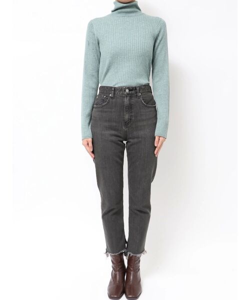 Ungrid（アングリッド）の「ヘムデザインストレッチデニム（デニムパンツ・レディース・ブルー/ブラック・24inch/25inch/26inch）」の15枚目の写真