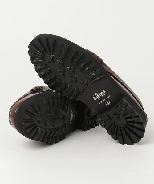 The Kenford Fineshoes（ケンフォードファインシューズ）の「【ROSE BUD別注】(The Kenford Fineshoes)TANK SOLE COMBI COLOR LOAFERS（ローファー・レディース・ブラウン・23.5cm/24cm）」の7枚目の写真