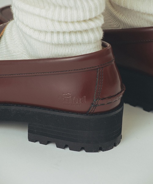 ROSE BUD別注】(The Kenford Fineshoes)TANK SOLE COMBI COLOR LOAFERS