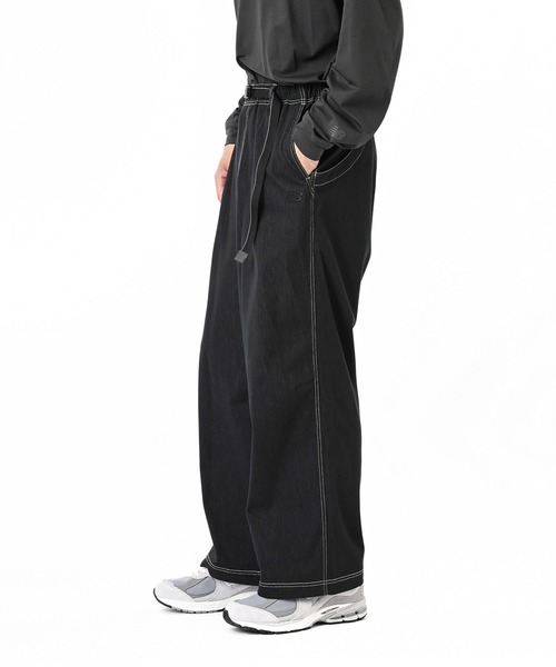 NEW BALANCE(ニューバランス)の「ジャージーデニムパンツ(デニムパンツ・メンズ・ネイビー/チャコールグレー・MEDIUM/LARGE/X-LARGE/SMALL)」の7枚目の写真