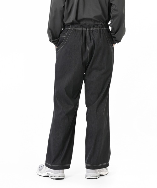 NEW BALANCE(ニューバランス)の「ジャージーデニムパンツ(デニムパンツ・メンズ・ネイビー/チャコールグレー・MEDIUM/LARGE/X-LARGE/SMALL)」の5枚目の写真