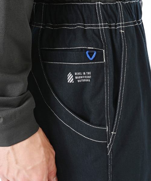 NEW BALANCE(ニューバランス)の「ジャージーデニムパンツ(デニムパンツ・メンズ・ネイビー/チャコールグレー・MEDIUM/LARGE/X-LARGE/SMALL)」の4枚目の写真