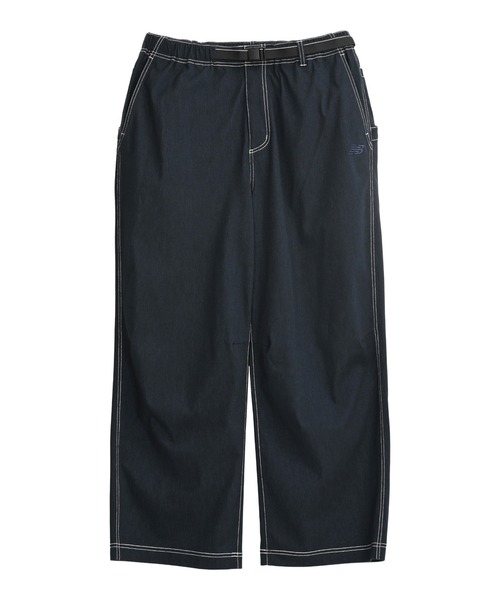 NEW BALANCE(ニューバランス)の「ジャージーデニムパンツ(デニムパンツ・メンズ・ネイビー/チャコールグレー・MEDIUM/LARGE/X-LARGE/SMALL)」の8枚目の写真