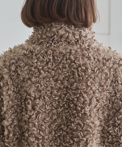 ANGIE（アンジー）の「シャギーファーフェイクファーブルゾン（ブルゾン・レディース・グレー/ブラウン系その他/アイボリー/ブラウン/ベージュ・FREE）」の19枚目の写真