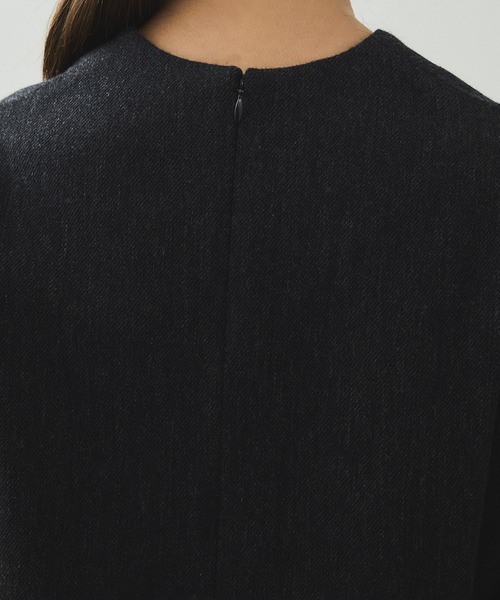 セール】【EMOELLE】ウールコットンジャケットライクブラウス（シャツ