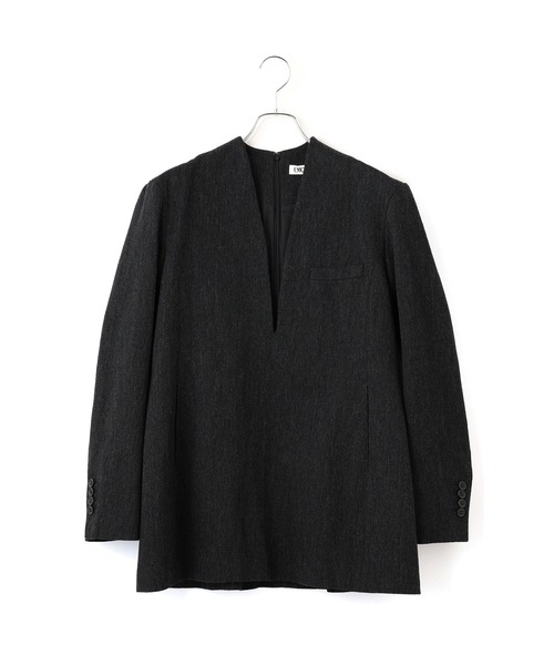 セール】【EMOELLE】ウールコットンジャケットライクブラウス（シャツ