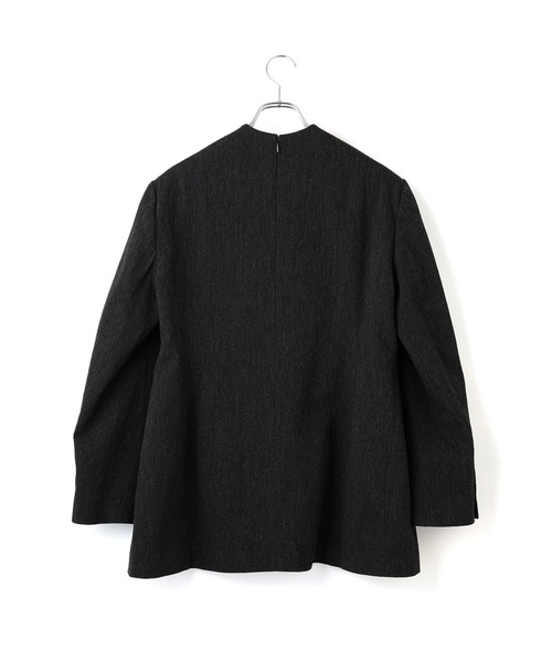 セール】【EMOELLE】ウールコットンジャケットライクブラウス（シャツ