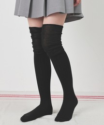 Honeys(ハニーズ)のセミシアー切替ニーハイソックス(ソックス/靴下)