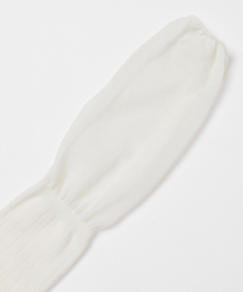 Honeys（ハニーズ）の「セミシアー切替ニーハイソックス（ソックス/靴下・レディース・アイボリー/ブラック/グレー・FREE）」の19枚目の写真