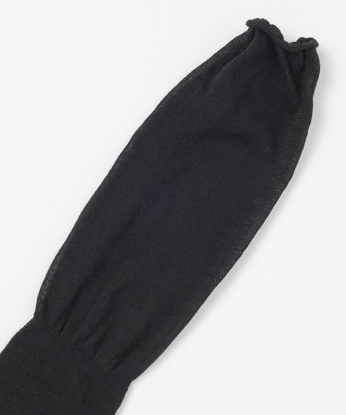 Honeys（ハニーズ）の「セミシアー切替ニーハイソックス（ソックス/靴下・レディース・アイボリー/ブラック/グレー・FREE）」の21枚目の写真