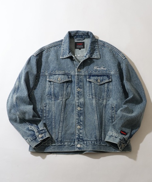 セール】【FUBU/フブ】 Studs Denim Jacket / スタッズ デニム セール】【FUBU/フブ】 Studs Denim Jacket / スタッズ デニム