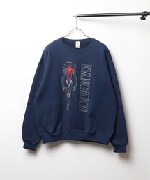 《EVANGELION x FRUIT OF THE LOOM》刺繍 クルーネックスウェット