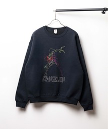《EVANGELION x FRUIT OF THE LOOM》刺繍 クルーネックスウェット