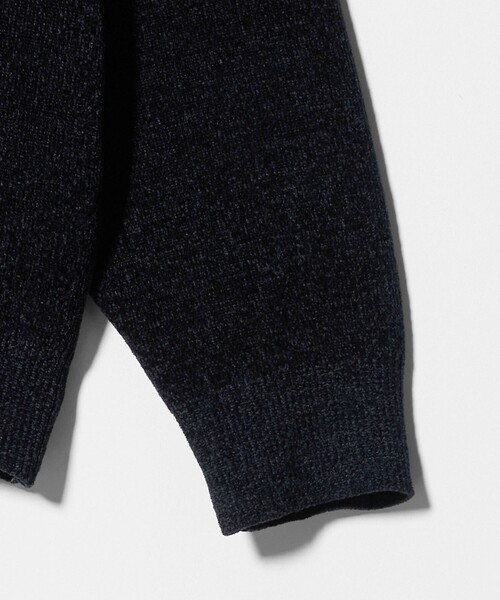 A DAY IN THE LIFE UNITED ARROWS(アデイインザライフユナイテッドアローズ)の「モールヤーン ダブルフェイス Vネックカーディガン-ウォッシャブル-<A DAY IN THE LIFE>(ニット/セーター・メンズ・ダークグレー/ネイビー・L/M)」の5枚目の写真