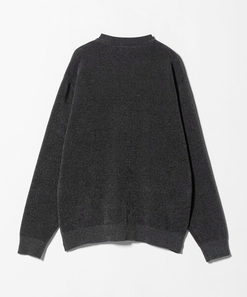 A DAY IN THE LIFE UNITED ARROWS(アデイインザライフユナイテッドアローズ)の「モールヤーン ダブルフェイス Vネックカーディガン-ウォッシャブル-<A DAY IN THE LIFE>(ニット/セーター・メンズ・ダークグレー/ネイビー・L/M)」の9枚目の写真