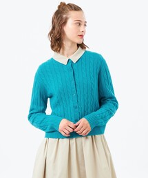 MACKINTOSH PHILOSOPHY | ウールカシミヤケーブルカーディガン(カーディガン/ボレロ)