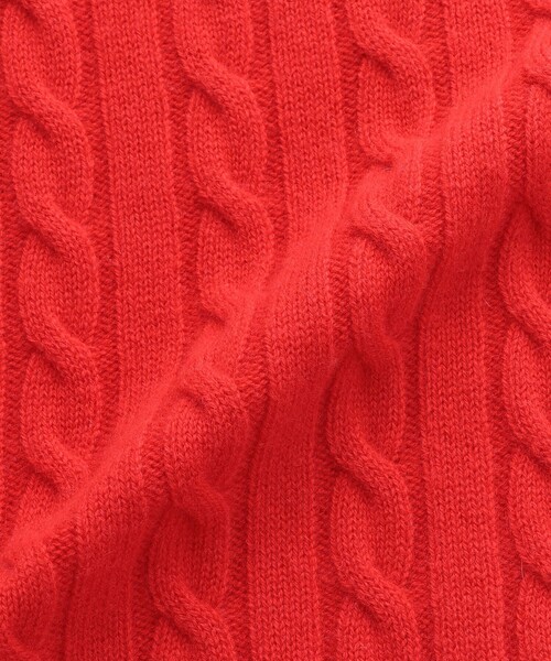 MACKINTOSH PHILOSOPHY（ﾏｯｷﾝﾄｯｼｭ ﾌｨﾛｿﾌｨｰ）の「ウールカシミヤケーブルカーディガン（カーディガン/ボレロ・レディース・グレー系その他/レッド系その他2/ベージュ/ブルー・38）」の15枚目の写真