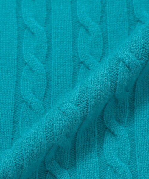 MACKINTOSH PHILOSOPHY（ﾏｯｷﾝﾄｯｼｭ ﾌｨﾛｿﾌｨｰ）の「ウールカシミヤケーブルカーディガン（カーディガン/ボレロ・レディース・グレー系その他/レッド系その他2/ベージュ/ブルー・38）」の16枚目の写真