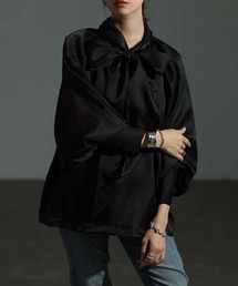 Sawa a la mode | リボンボウタイシアーブラウス(シャツ/ブラウス)