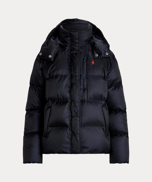 新品♡ラルフローレン♡ウォーターリペラント ダウン ジャケット左腕レザーパッチ 新品♡ラルフローレン♡ウォーターリペラント ダウン ジャケット左腕