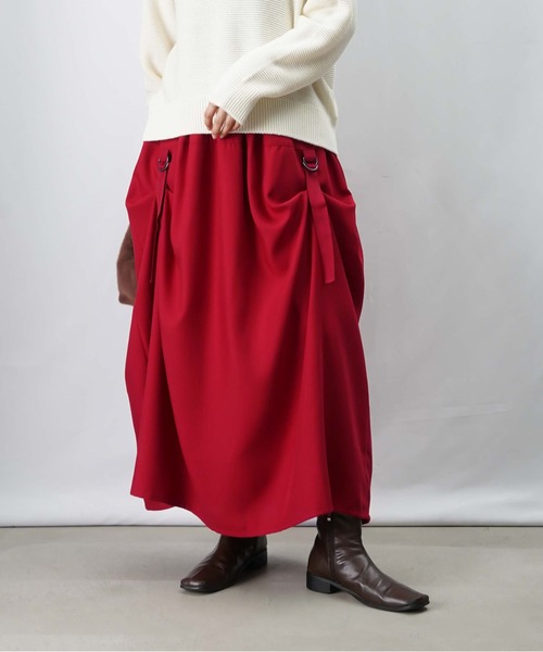 LUCA/LADY LUCK LUCA（ルカ/レディラックルカ）の「LC/LLL パラシュートスカート（スカート・レディース・ブラック/ブラウン/レッド・FREE）」の2枚目の写真