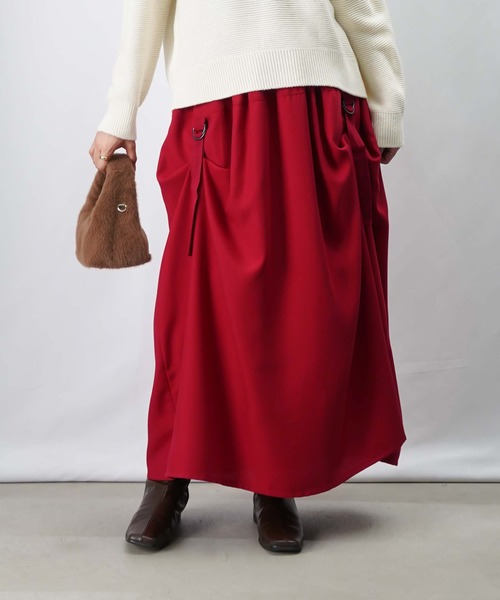 LUCA/LADY LUCK LUCA（ルカ/レディラックルカ）の「LC/LLL パラシュートスカート（スカート・レディース・ブラック/ブラウン/レッド・FREE）」の4枚目の写真