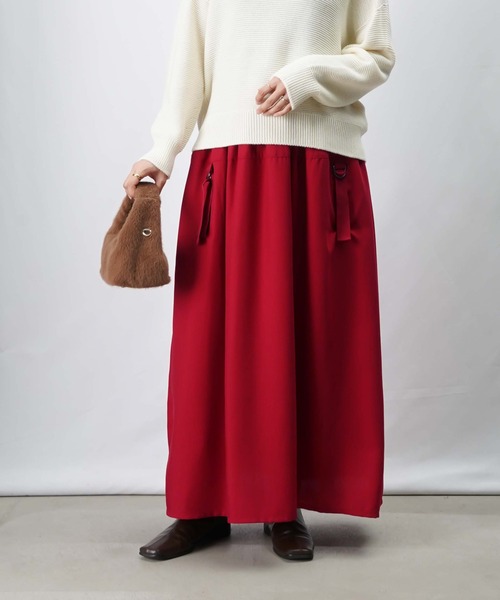 LUCA/LADY LUCK LUCA（ルカ/レディラックルカ）の「LC/LLL パラシュートスカート（スカート・レディース・ブラック/ブラウン/レッド・FREE）」の7枚目の写真