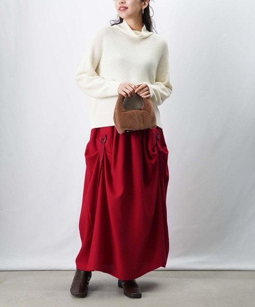 LUCA/LADY LUCK LUCA（ルカ/レディラックルカ）の「LC/LLL パラシュートスカート（スカート・レディース・ブラック/ブラウン/レッド・FREE）」の5枚目の写真