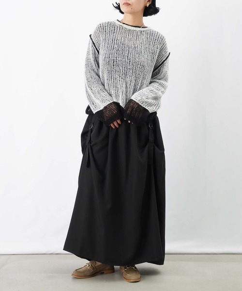 LUCA/LADY LUCK LUCA（ルカ/レディラックルカ）の「LC/LLL パラシュートスカート（スカート・レディース・ブラック/ブラウン/レッド・FREE）」の14枚目の写真