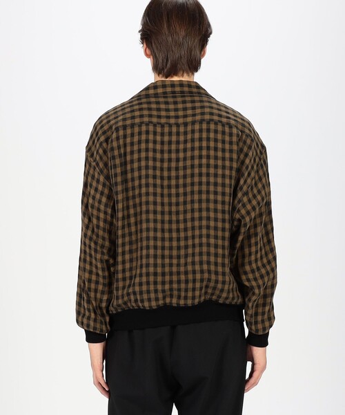 HAVERSACK（ハバーザック）の「HAVERSACK ATTIRE リネン プルオーバーシャツブルゾン（シャツ/ブラウス・メンズ・ブラウン系その他・M）」の5枚目の写真