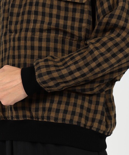 HAVERSACK（ハバーザック）の「HAVERSACK ATTIRE リネン プルオーバーシャツブルゾン（シャツ/ブラウス・メンズ・ブラウン系その他・M）」の7枚目の写真