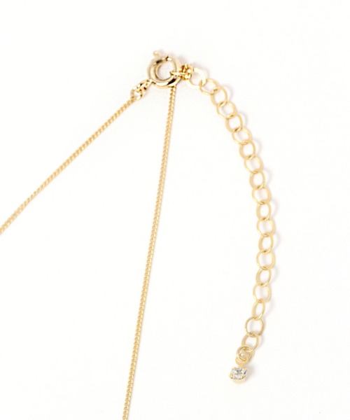 BAYFLOW（ベイフロー）の「クリアパーツネックレス（ネックレス・レディース・ライトグレー/イエロー・FREE）」の4枚目の写真