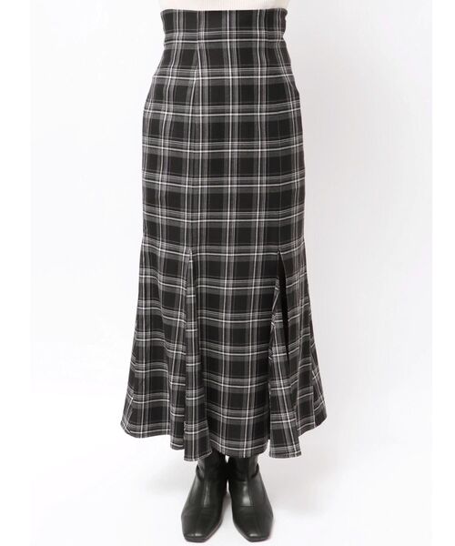 MERCURYDUO（マーキュリーデュオ）の「バックレースアップストレッチマーメイドスカート（スカート・レディース・ブラック/ブラウン・X-SMALL/SMALL/MEDIUM）」の16枚目の写真