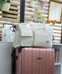 Vini（ヴィニ）の「【大容量 キャリーオン対応】キルティング 旅行バッグ ボストンバッグ（ボストンバッグ）」