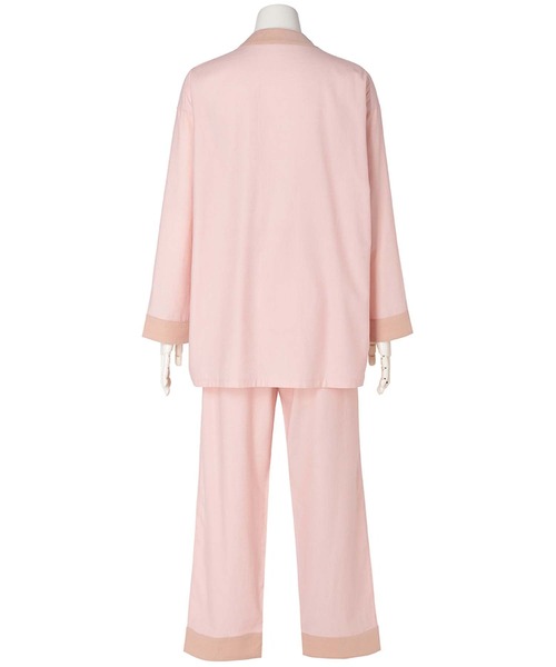 KID BLUE（キッドブルー）の「キッドブルー -２５プレーンネル -長袖パジャマ -KUCK540 -kidblue（ルームウェア/パジャマ・レディース・アイボリー/ピンク・unisex M/unisex L/unisex XL）」の9枚目の写真