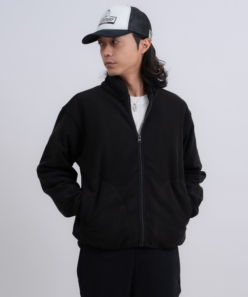 improves（インプローブス）の「スタンドカラー フリースジャケット（ブルゾン・メンズ・チャコール/ブラック/杢グレー・X-LARGE/LARGE/MEDIUM）」の9枚目の写真