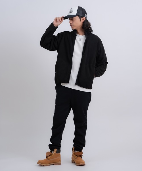 improves（インプローブス）の「スタンドカラー フリースジャケット（ブルゾン・メンズ・チャコール/ブラック/杢グレー・X-LARGE/LARGE/MEDIUM）」の11枚目の写真