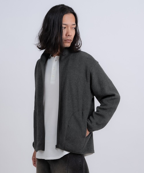 improves（インプローブス）の「スタンドカラー フリースジャケット（ブルゾン・メンズ・チャコール/ブラック/杢グレー・X-LARGE/LARGE/MEDIUM）」の17枚目の写真