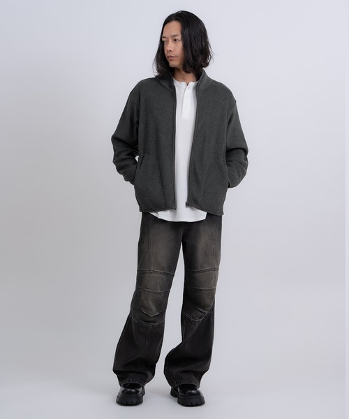 improves（インプローブス）の「スタンドカラー フリースジャケット（ブルゾン・メンズ・チャコール/ブラック/杢グレー・X-LARGE/LARGE/MEDIUM）」の19枚目の写真