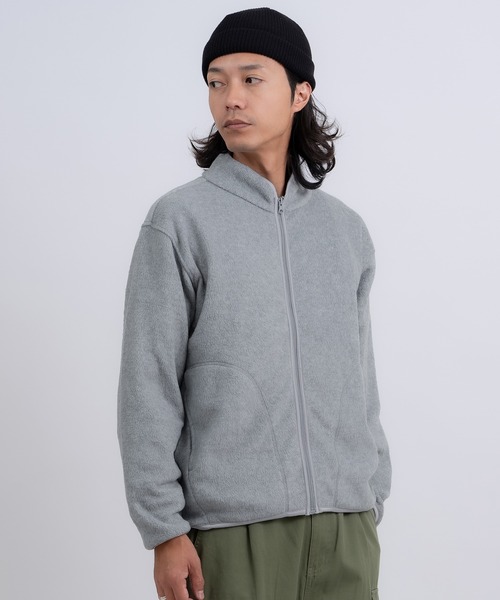 improves（インプローブス）の「スタンドカラー フリースジャケット（ブルゾン・メンズ・チャコール/ブラック/杢グレー・X-LARGE/LARGE/MEDIUM）」の13枚目の写真