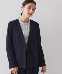 OPAQUE.CLIP｜オペークドットクリップのノーカラージャケット通販