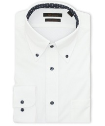 m.f.editorial（エムエフエディトリアル）の「【ノンアイロン 吸水速乾】m.f.エディトリアル メンズ ボタンダウン ビジネスドレス長袖ニットシャツ（ビジネスシャツ・メンズ）」