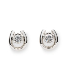 LANVIN en Bleu | ホースシューモチーフ ピアス(ピアス（両耳用）)